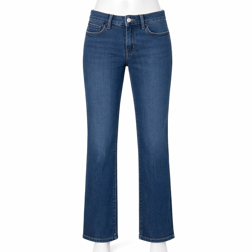 Levis Mid Rise Skinny Jeans Women 8 Blue Dark Wash Stretch Denim Slim‎ Fit Pants